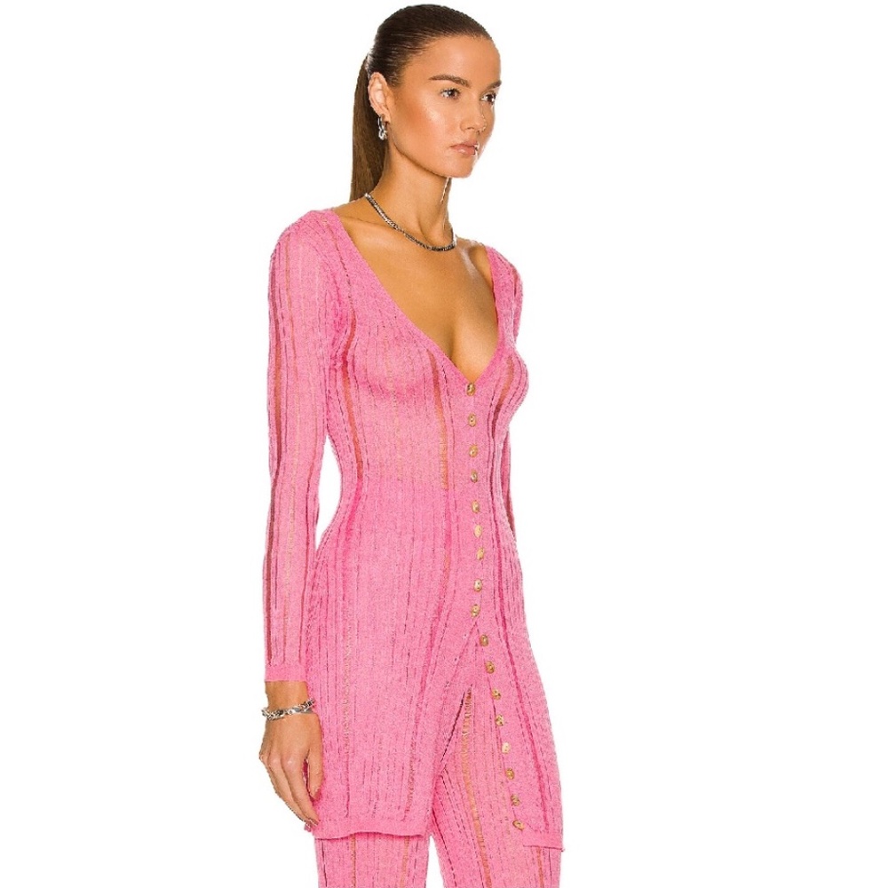 Cult Gaia | Laila Knit Top In Shell Pink | Sz S